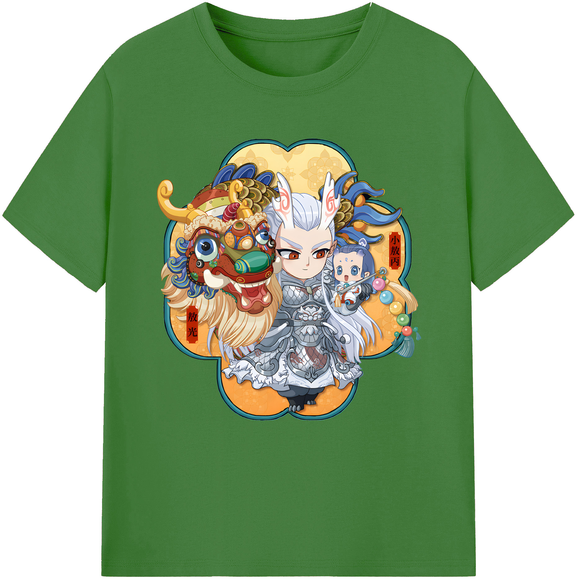 （画像用） Ne Zha 2 ナタ 魔童の大暴れ レディースカジュアルプリントTシャツ（綿100％）